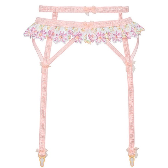 For Love And Lemons Other - NWT For Love & Lemons Garter- April Bloom